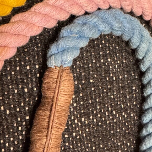 Found My Animal Adjustable Rope Dog Leash, 7 feet, Ombre Rainbow - Picture 10 of 13